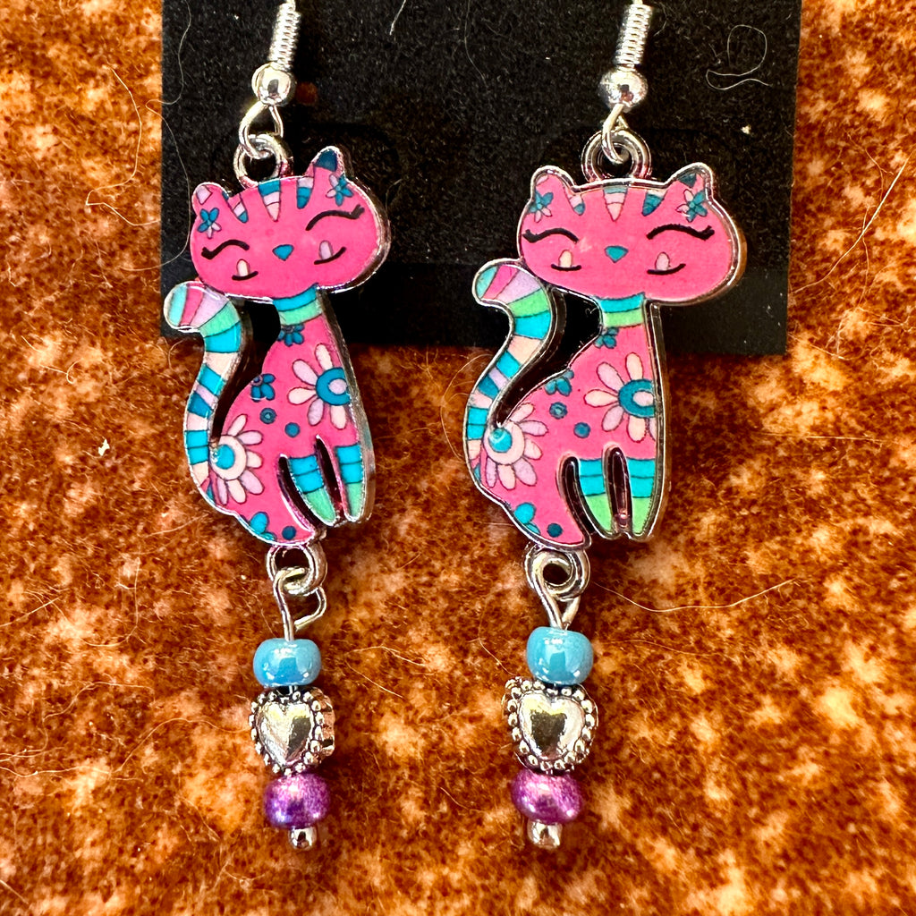 Cat Earrings All Shapes & Colors